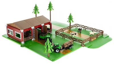 Ігровий набір Woopie Farm Country Barn Фігурки + Трактори 102 предмета (0716053830593)