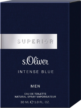 Woda toaletowa męska S.Oliver Superior Blue Intense Men 30 ml (4011700858293)