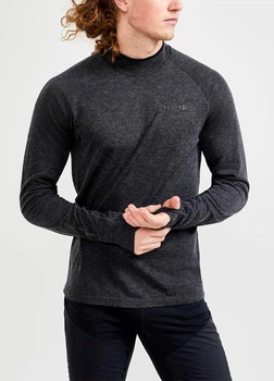 Вовняний лонгслів чоловічий CRAFT ADV SubZ Wool Tee 1911332-999000 Black M