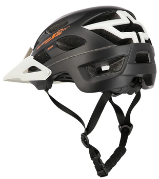 Kask Nils Extreme MTW208 L 55 - 61 cm Czarno-biały (5907695500851)