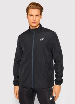 Спортивна вітровка для бігу чоловіча ASICS Core Jacket 2011C344-001 Performance Black XXL