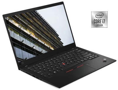 Ультрабук Б-класс Lenovo ThinkPad X1 Carbon Gen 8 / 14" (2160x1440) IPS / Intel Core i7-10610U (4 (8) ядра по 1.8 - 4.9 GHz) / 16 GB DDR4 / 512 GB SSD / Intel UHD Graphics 620 / WebCam б/у