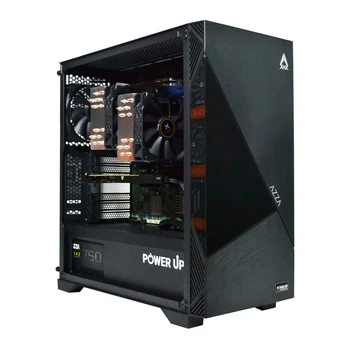 Двухпроцессорная рабочая станция PowerUp #460 Xeon E5 2690 v3 x2 / 64 GB / SSD 512GB / NVIDIA Quadro P4000 8GB для 3D моделирования видеомонтажа рендеринга для инженеров и архитекторов