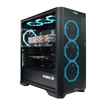 Робоча станція PowerUp Desktop #261 Core i9 13900K / 128 GB / SSD 4TB / GeForce RTX 4060 8GB графічна обчислювальна система для інженерії та архітекторів