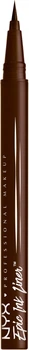Насичена водостійка підводка-фломастер для повік NYX Professional Makeup Epic Ink 04 Milk Chocolate 1 мл (800897255145)