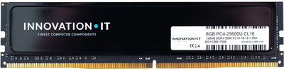 Pamięć RAM Innovation IT DDR4-3200 8192MB PC4-25600 Black (4251538817509)