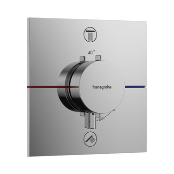 Наружная часть смесителя с термостатом Hansgrohe Showerselect Comfort E хром 15572000