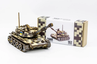 3D Пазл Из Дерева Механический PuzzleOK Танк 162 детали