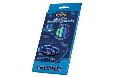 Карандаши пластиковые цветные 12 кол. KIDIS Move to Live 9167