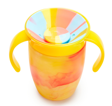 Чашка-непроливайка с ручками Munchkin Miracle 360 Tropical Swirl на 207 мл радуга