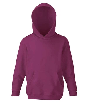 Толстовка Fruit of the Loom Cl. hooded sweat kids 140 см Бордовий (062043041140)