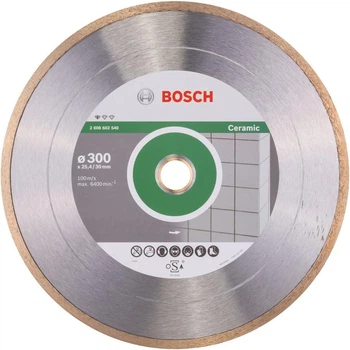 Алмазный диск Bosch Standard for Ceramic 300х30/25,4 мм (2608602540)