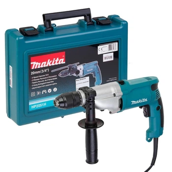 Ударная дрель Makita HP 2051 H в кейсе (HP2051H)