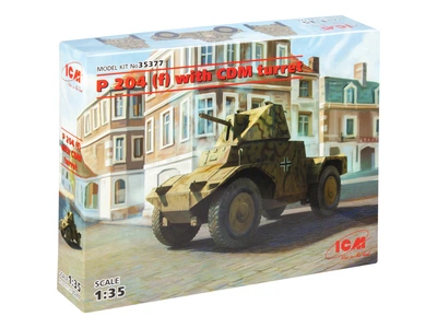 Збірна модель ICM Panzerspähwagen P 204 f з башнею CDM, Німецький бронеавтомобіль 2СВ 35377