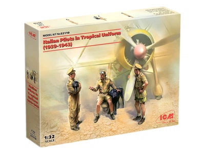 Сборная модель ICM Итальянские пилоты в тропической униформе 1939-1943 32110