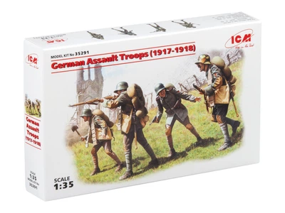 Сборная модель ICM Немецкие штурмовые части 1917-1918г. 35291