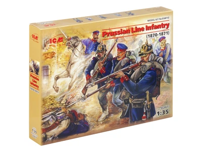Сборная модель ICM Прусская линейная пехота 1870-1871гг. 35012