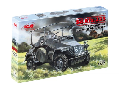 Сборная модель ICM Sd.Kfz.223, немецкий бронеавтомобиль радиосвязи 72421