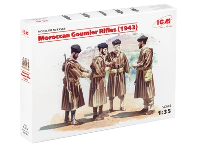 Сборная модель ICM Марокканские гумьеры 1943 г. , 4 фигуры 35565