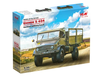 Сборная модель ICM Unimog S 404, Немецкий военный автомобиль 35135