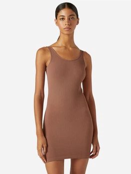 Сукня коротка літня жіноча Pull & Bear 9391379717a M-L Коричнева (KC1000000038447)
