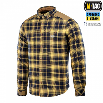 Рубашка M-Tac Redneck Shirt Navy Blue/Yellow Размер 2XL/L