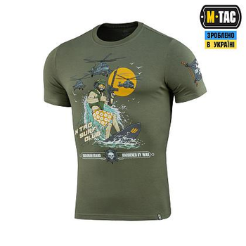 Футболка M-Tac Surf Club Light Olive Розмір M