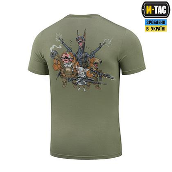 Футболка M-Tac Rex team Light Olive Розмір 2XL