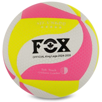 Мяч волейбольный FOX SD-V8600 №5 PU Белый/Розовый