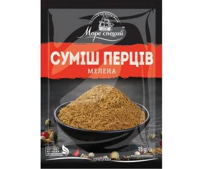 Приправа Смесь перцев молотая TM Море Спецій 15 g
