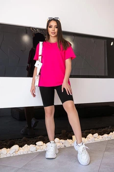 Базова жіноча футболка Fashion 42/44 малиновий