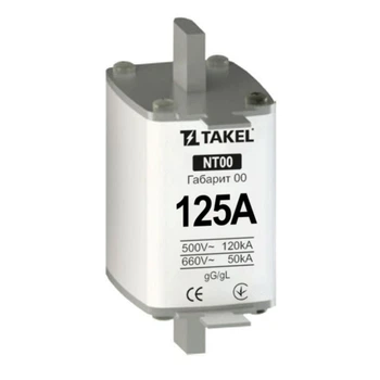 Плавка вставка предохранителя NT00 125А TAKEL