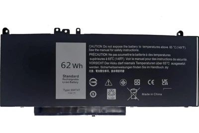 Батарея 6MT4T для ноутбука DELL Latitude E5270 E5470 E5570 (7.6V 62 Wh) Replacement
