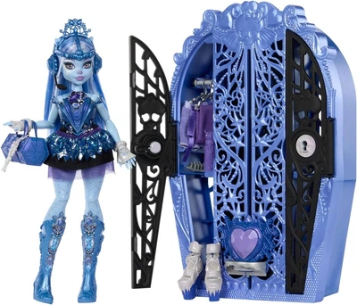 Кукла Mattel Монстер Хай Эбби Боминейбл Шкаф с секретами Monster High Skulltimate Secrets Abbey Bominable (HXH87)