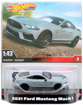 Машинка Hot Wheels Premium Ford mustang Mach I Pojazd 1:43 (0194735219995)