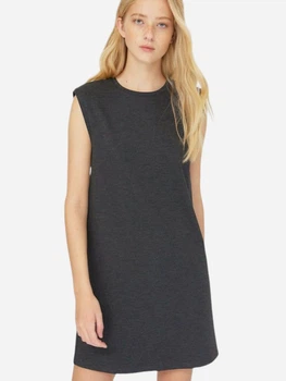 Платье короткое летнее женское Stradivarius 6374429250a S Серое (KC1000000038607)