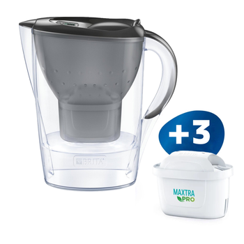 Фильтр для воды Brita Marella 2,4 л Черный и Картриджи Brita Maxtra Pro 3 шт