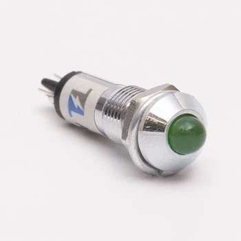 Светодиодный индикатор AD22B-8 220v AC, зеленый