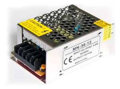 Блок питания Compact LED Technologies PSС12VDC-3A-36W 85–264 V AC > 12 V DC – 3 A, 36 Вт, 85×58×37 мм, вес 0,35 кг, корпус металл
