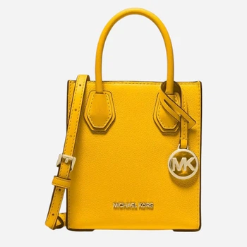 Сумка кросс-боди через плечо женская из натуральной кожи Michael Kors 744188757 Желтая (1159811553)