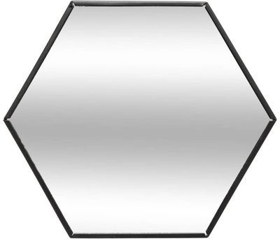 Підставка для свічок Atmosphera у формі шестикутника 20 см Чорна (5902973420050)