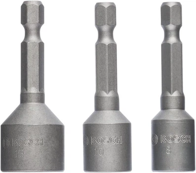 Набор торцевых головок Bosch 1/4" HEX 3 шт (2608551078)