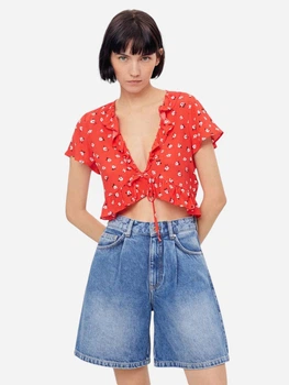 Топ женский Bershka 5907168600a S Красный (KC1000000038926)