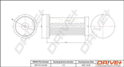 Топливный фильтр Drive+ Audi A3 1.6 TDI 12- (DP1110.13.0148)