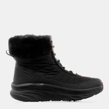 Женские дутики с мехом Skechers D'Lux Walker 167388 BBK 36.5 (6.5US) 23.5 см Черные (196642050746)