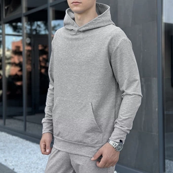 Худи Pobedov 001 Серый M BLhu669Mge
