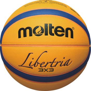 Баскетбольний м'яч Molten B33T5000 FIBA вуличний 3х3 жовтий (49057418372420)