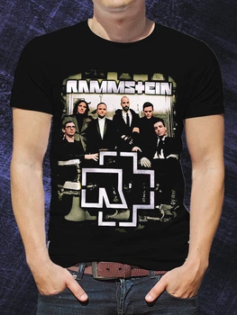 Чоловіча футболка "Rammstein" Тілль Линдеманн PG00931 goodreclama S Чорний