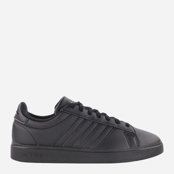 Tenisówki męskie z eko skóry adidas Grand Court 2.0 GW9198 40.5 Czarne (4065426007947)