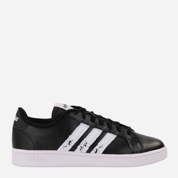 Tenisówki męskie z eko skóry adidas Grand Court Beyond GX5755 41.5 Czarny/Biały (4065418173322)